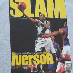 Apparel Mitchell & Ness T-Shirts & Tops-Slam Cover Georgetown University Allen Iverson