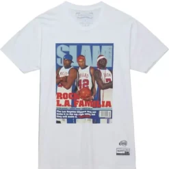 Apparel Mitchell & Ness T-Shirts & Tops-Slam Cover Los Angeles Clippers