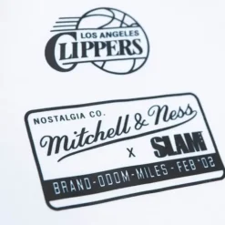 Apparel Mitchell & Ness T-Shirts & Tops-Slam Cover Los Angeles Clippers