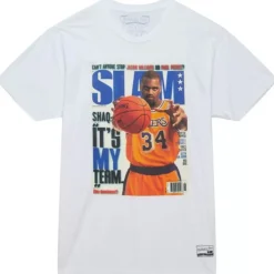 Apparel Mitchell & Ness T-Shirts & Tops-Slam Cover Los Angeles Lakers Shaquille O'Neal