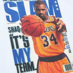 Apparel Mitchell & Ness T-Shirts & Tops-Slam Cover Los Angeles Lakers Shaquille O'Neal