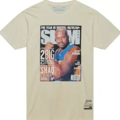 Apparel Mitchell & Ness T-Shirts & Tops-Slam Cover Los Angeles Lakers Shaquille O'Neal