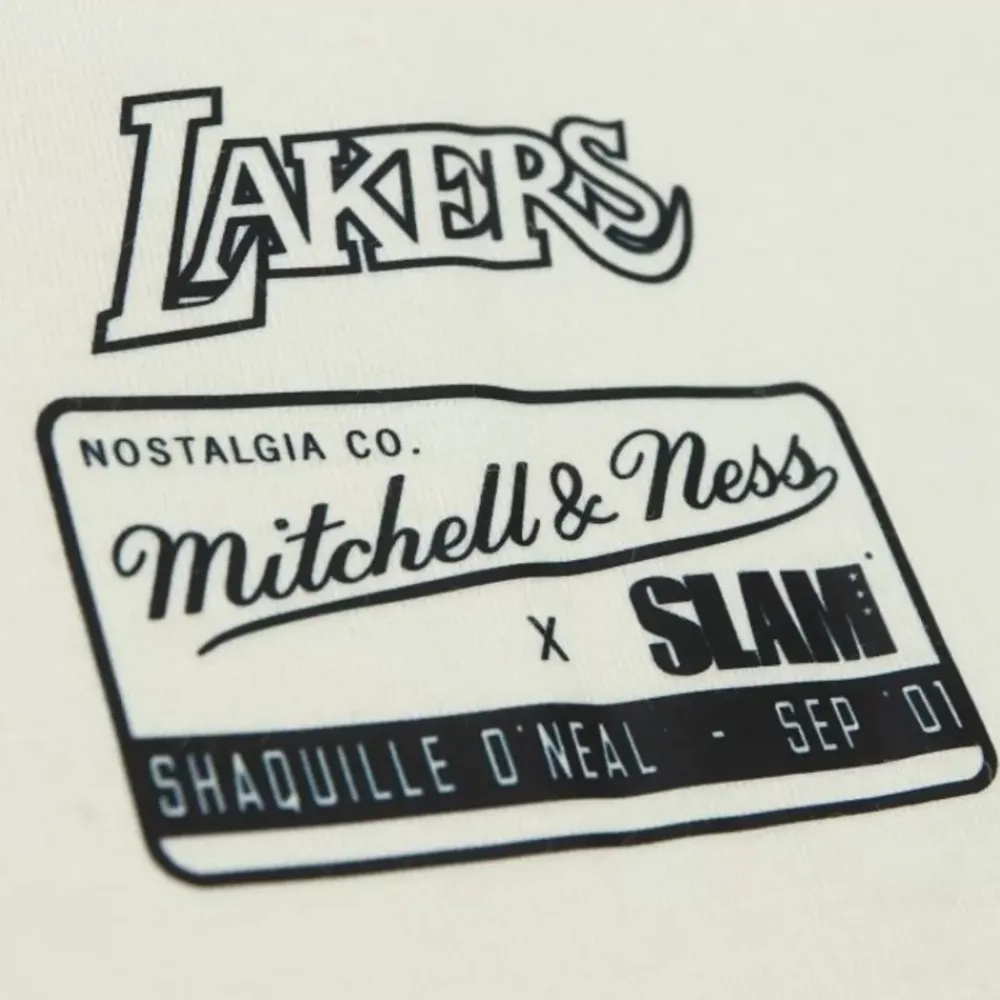 Apparel Mitchell & Ness T-Shirts & Tops-Slam Cover Los Angeles Lakers Shaquille O'Neal