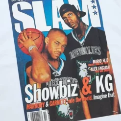 Apparel Mitchell & Ness T-Shirts & Tops-Slam Cover Minnesota Timberwolves