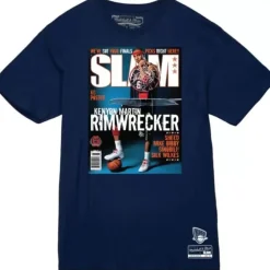 Apparel Mitchell & Ness T-Shirts & Tops-Slam Cover New Jersey Nets Kenyon Martin
