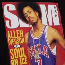 Apparel Mitchell & Ness T-Shirts & Tops-Slam Cover Philadelphia 76Ers Allen Iverson