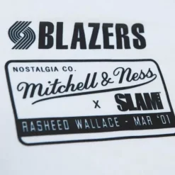 Apparel Mitchell & Ness T-Shirts & Tops-Slam Cover Portland Trail Blazers Rasheed Wallace