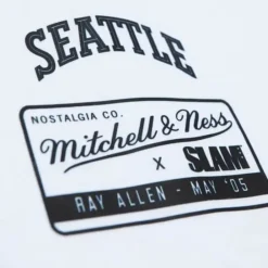 Apparel Mitchell & Ness T-Shirts & Tops-Slam Cover Seattle Supersonics Ray Allen