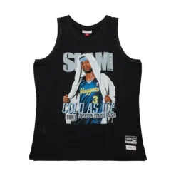 Apparel Mitchell & Ness T-Shirts & Tops-Slam Cover Tank Denver Nuggets Allen Iverson