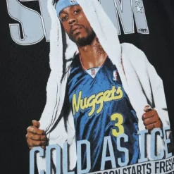 Apparel Mitchell & Ness T-Shirts & Tops-Slam Cover Tank Denver Nuggets Allen Iverson