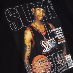 Apparel Mitchell & Ness T-Shirts & Tops-Slam Cover Tee Philadelphia 76Ers Allen Iverson