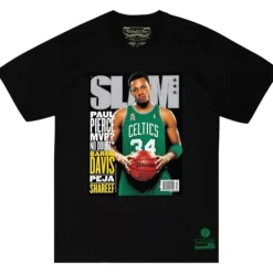 Apparel Mitchell & Ness T-Shirts & Tops-Slam Covers Tee Boston Celtics Paul Pierce