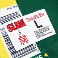 Apparel Mitchell & Ness T-Shirts & Tops-Slam Sublimated Tank Seattle Supersonics Shawn Kemp