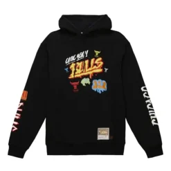 Apparel Mitchell & Ness Hoodies & Sweatshirts-Slap Sticker Hoodie Chicago Bulls