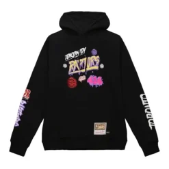Apparel Mitchell & Ness Hoodies & Sweatshirts-Slap Sticker Hoodie Toronto Raptors