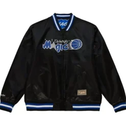 Apparel Mitchell & Ness Jackets & Outerwear-Slap Sticker Reversible Jacket Orlando Magic
