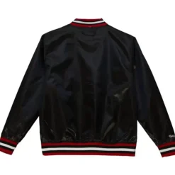 Apparel Mitchell & Ness Jackets & Outerwear-Slap Sticker Reversible Jacket Chicago Bulls
