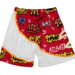 Apparel Mitchell & Ness Shorts-Slap Sticker Swingman Atlanta Hawks 1986-87 Shorts
