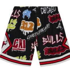 Apparel Mitchell & Ness Shorts-Slap Sticker Swingman Chicago Bulls 1997-98 Shorts