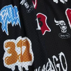 Apparel Mitchell & Ness Shorts-Slap Sticker Swingman Chicago Bulls 1997-98 Shorts