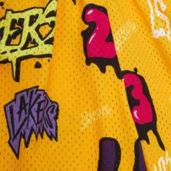 Apparel Mitchell & Ness Shorts-Slap Sticker Swingman Los Angeles Lakers 2009-10 Shorts