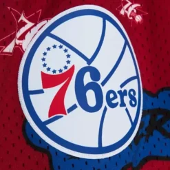 Apparel Mitchell & Ness Shorts-Slap Sticker Swingman Philadelphia 76Ers 1996-97 Shorts