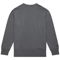 Apparel Mitchell & Ness Hoodies & Sweatshirts-Snow Washed Fleece Crew Atlanta Braves