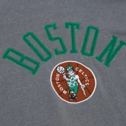 Apparel Mitchell & Ness Hoodies & Sweatshirts-Snow Washed Fleece Crew Boston Celtics