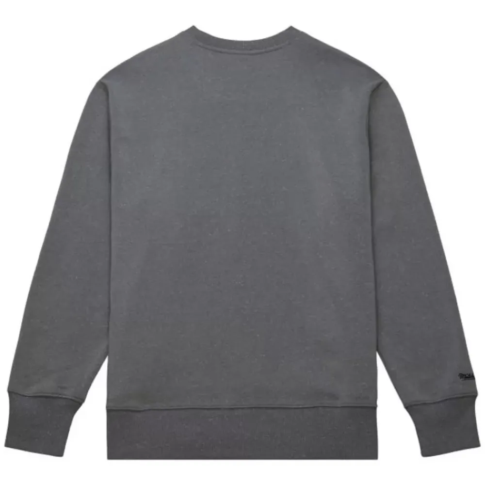 Apparel Mitchell & Ness Hoodies & Sweatshirts-Snow Washed Fleece Crew Chicago Bears