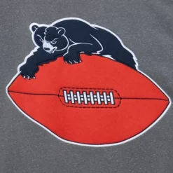 Apparel Mitchell & Ness Hoodies & Sweatshirts-Snow Washed Fleece Crew Chicago Bears