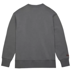 Apparel Mitchell & Ness Hoodies & Sweatshirts-Snow Washed Fleece Crew Current Logo Detroit Red Wings