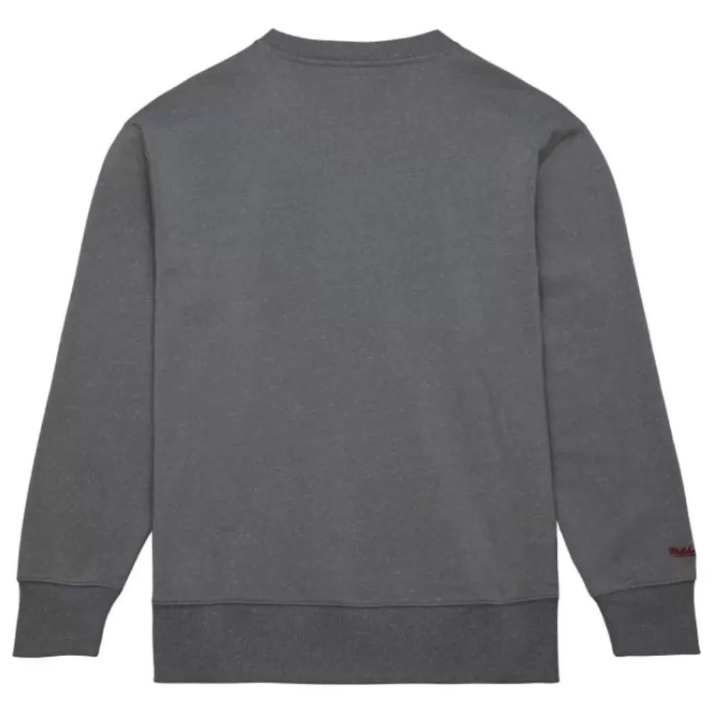 Apparel Mitchell & Ness Hoodies & Sweatshirts-Snow Washed Fleece Crew Cleveland Cavaliers