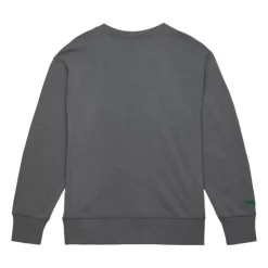 Apparel Mitchell & Ness Hoodies & Sweatshirts-Snow Washed Fleece Crew Current Logo Minnesota Wild