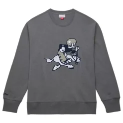 Apparel Mitchell & Ness Hoodies & Sweatshirts-Snow Washed Fleece Crew Dallas Cowboys