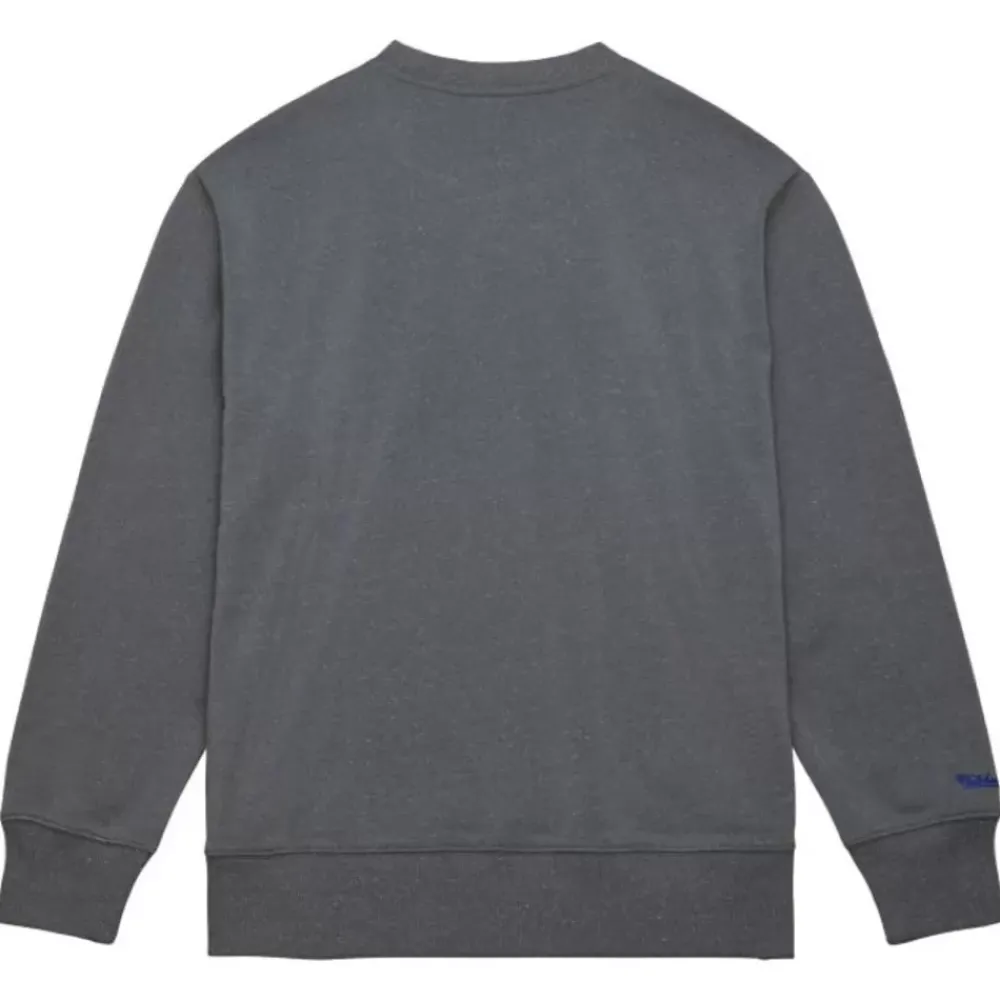 Apparel Mitchell & Ness Hoodies & Sweatshirts-Snow Washed Fleece Crew Golden State Warriors