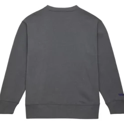 Apparel Mitchell & Ness Hoodies & Sweatshirts-Snow Washed Fleece Crew Los Angeles Lakers