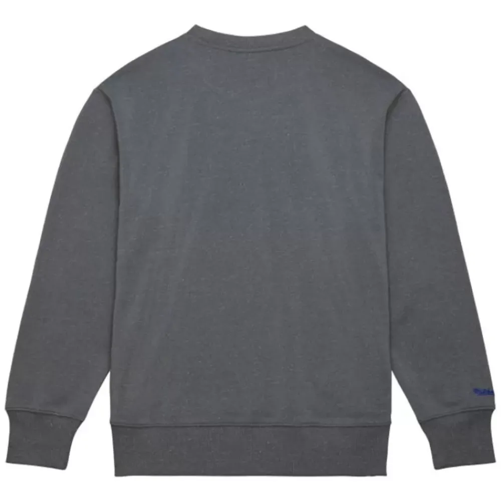 Apparel Mitchell & Ness Hoodies & Sweatshirts-Snow Washed Fleece Crew New York Knicks