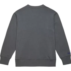 Apparel Mitchell & Ness Hoodies & Sweatshirts-Snow Washed Fleece Crew New York Giants