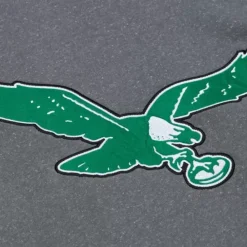 Apparel Mitchell & Ness Hoodies & Sweatshirts-Snow Washed Fleece Crew Philadelphia Eagles