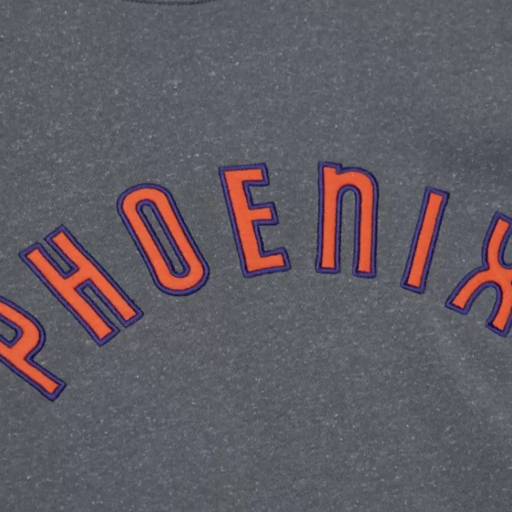 Apparel Mitchell & Ness Hoodies & Sweatshirts-Snow Washed Fleece Crew Phoenix Suns