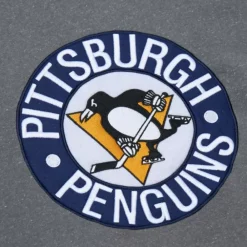 Apparel Mitchell & Ness Hoodies & Sweatshirts-Snow Washed Fleece Crew Pittsburgh Penguins