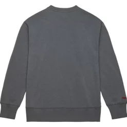 Apparel Mitchell & Ness Hoodies & Sweatshirts-Snow Washed Fleece Crew Philadelphia 76Ers