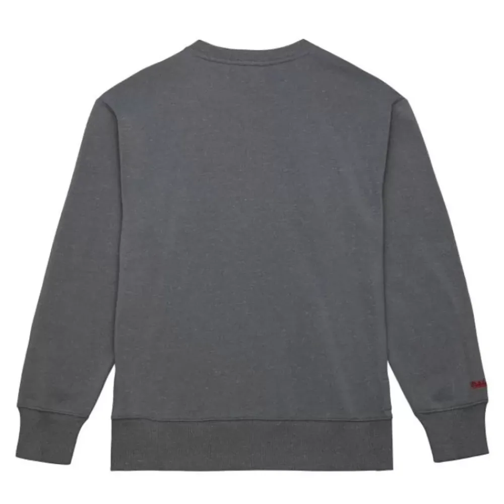 Apparel Mitchell & Ness Hoodies & Sweatshirts-Snow Washed Fleece Crew St. Louis Cardinals