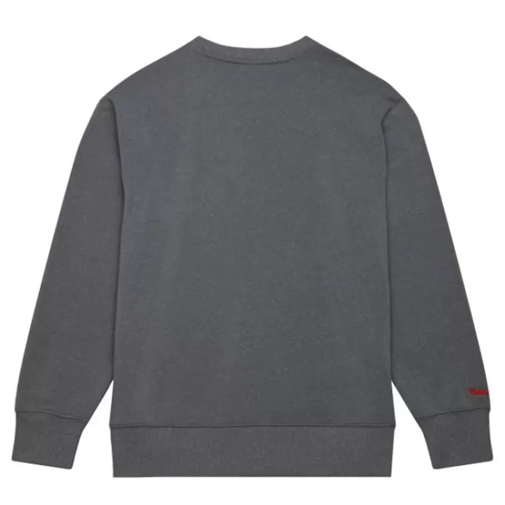 Apparel Mitchell & Ness Hoodies & Sweatshirts-Snow Washed Fleece Crew San Diego Padres