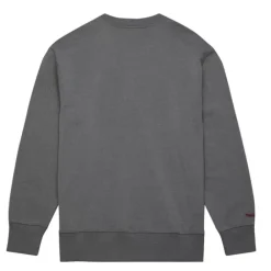 Apparel Mitchell & Ness Hoodies & Sweatshirts-Snow Washed Fleece Crew San Francisco 49Ers