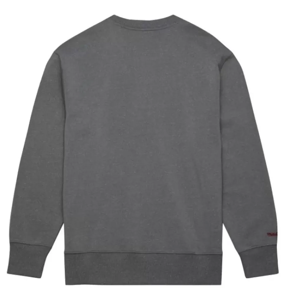 Apparel Mitchell & Ness Hoodies & Sweatshirts-Snow Washed Fleece Crew San Francisco 49Ers