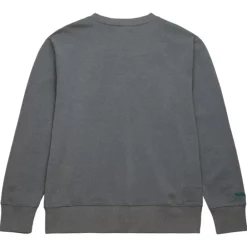 Apparel Mitchell & Ness Hoodies & Sweatshirts-Snow Washed Fleece Crew Vintage Logo Philadelphia Eagles