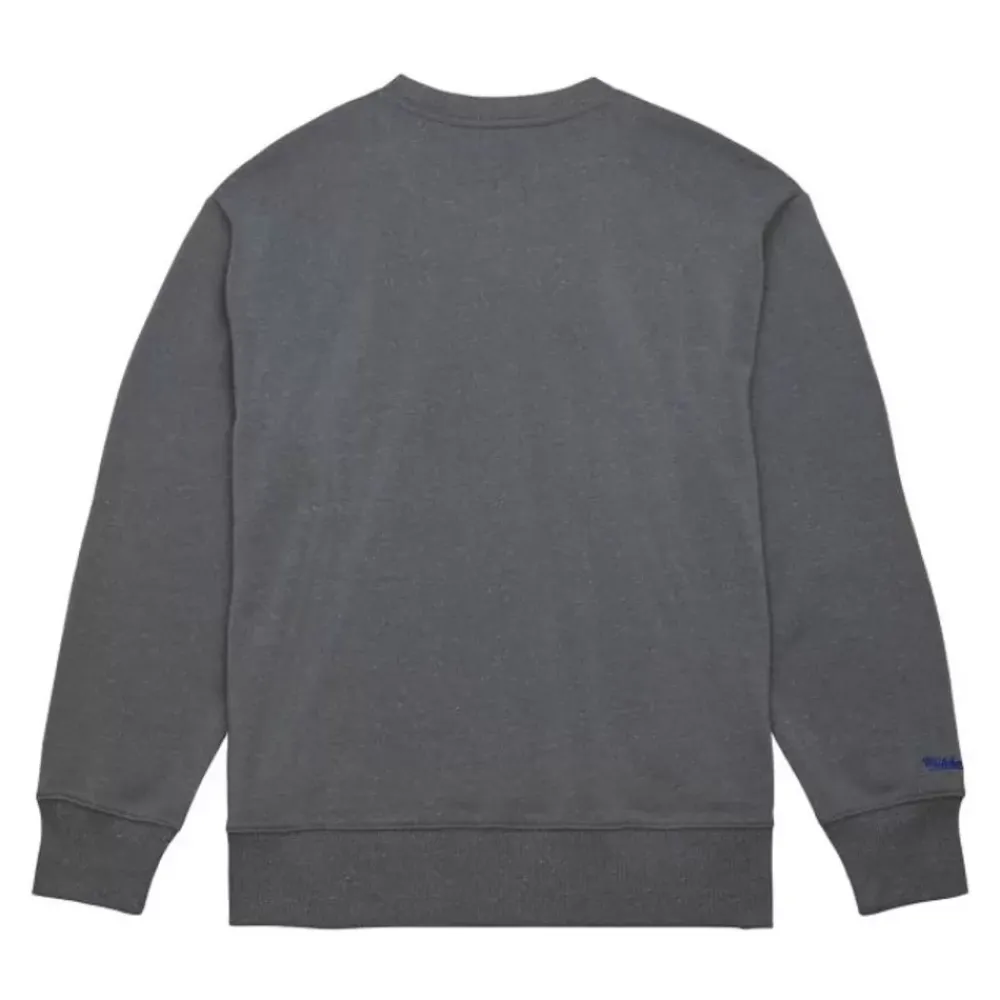 Apparel Mitchell & Ness Hoodies & Sweatshirts-Snow Washed Fleece Crew Washington Capitals