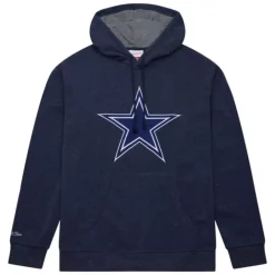 Apparel Mitchell & Ness Hoodies & Sweatshirts-Snow Washed Fleece Hoodie Dallas Cowboys
