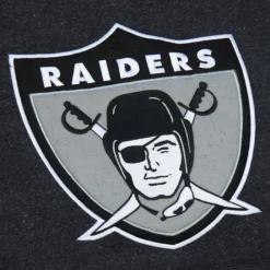 Apparel Mitchell & Ness Hoodies & Sweatshirts-Snow Washed Fleece Hoodie Oakland Raiders
